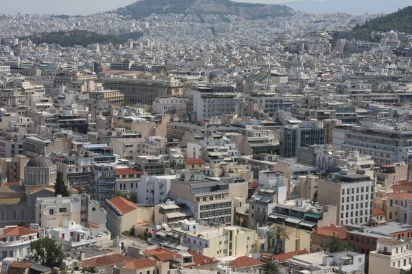 Luftaufnahme von Athen, Griechenland. — Stockfoto