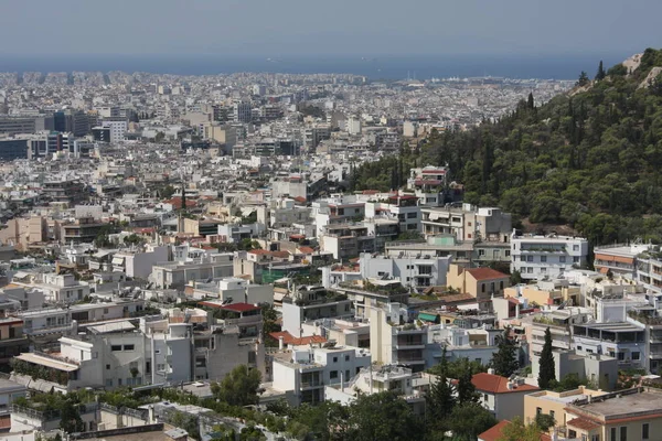 Luftaufnahme von Athen, Griechenland. — Stockfoto