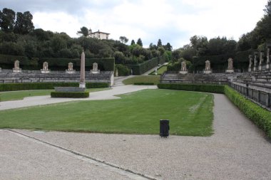 Heykel Boboli Gardens - Floransa, Toskana, İtalya