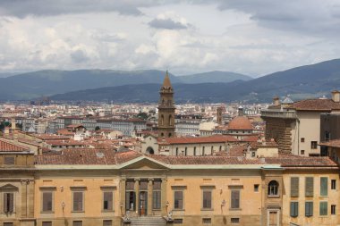 Palazzo Pitti Floransa - İtalya ile bazı amasing Ayrıntılar görünümünü.