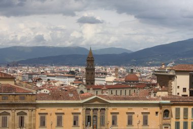 Palazzo Pitti Floransa - İtalya ile bazı amasing Ayrıntılar görünümünü.