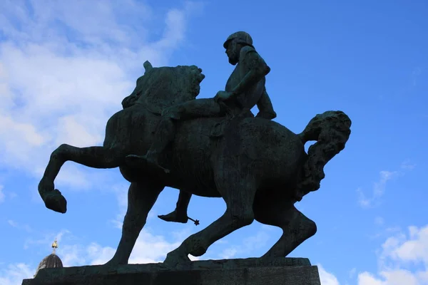 Statue von burgermeister hans waldmann Zürich Schweiz — Stockfoto