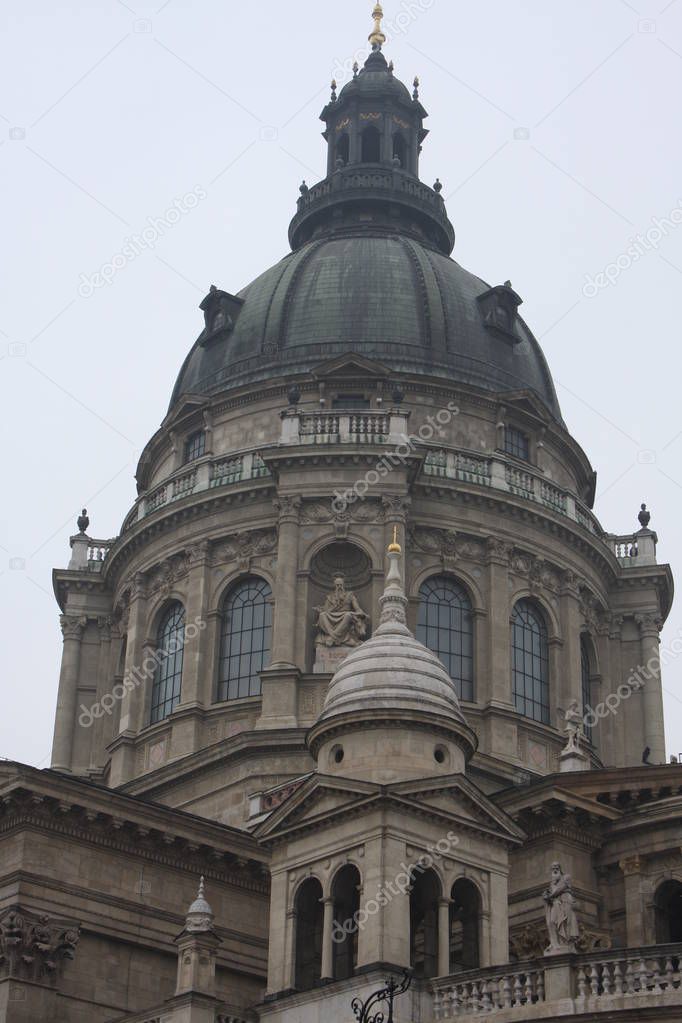 Details on St. Stephen's Basilica in Budapest, Hungary