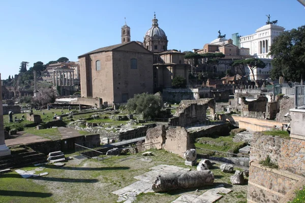 One of the most famous landmarks in the world - Roman Forum in Rome, Italy.