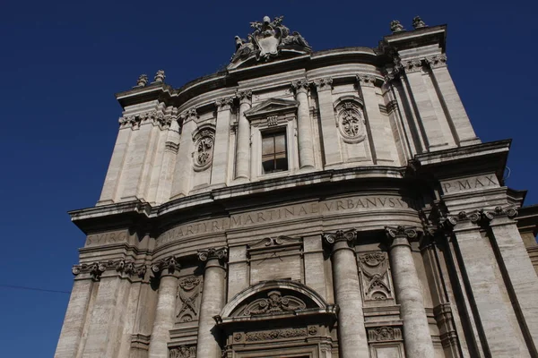 Kirche Der Heiligen Luca Und Martina Chiesa Dei Santi Luca — Stockfoto