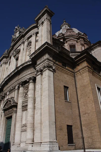 Iglesia Los Santos Luca Martina Chiesa Dei Santi Luca Martina — Foto de Stock