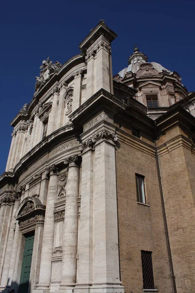 聖徒ルカ教会ローマ イタリアでマルティナ キエーザ サンティ マルティナ — ストック写真