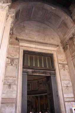 Pantheon - biri en ünlü Roma, Italya'Bina içinde.