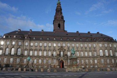 Danimarka Parlamento Binası Christiansborg Sarayı açık