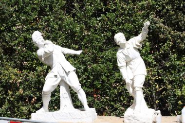 Ayrıntılar Boboli Bahçeleri, Florence, İtalya.