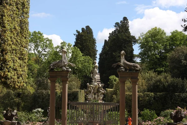 波波里花园 佛罗伦萨在意大利 — 图库照片
