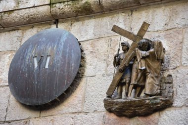 Via Dolorosa - Eski Kudüs 'teki geçiş yolu, İsa' nın çarmıha gerilme yolunda yürüdüğü inanılıyor..