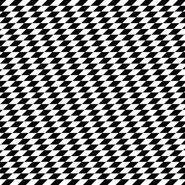 Diamant noir et blanc de forme moderne motif géométrique — Image vectorielle