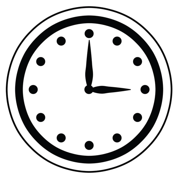 Icono Tiempo Reloj Icono Vectorial Para Web Tiempo Con Ilustración — Archivo Imágenes Vectoriales