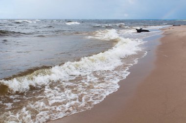 Baltık denizinde dalgalar