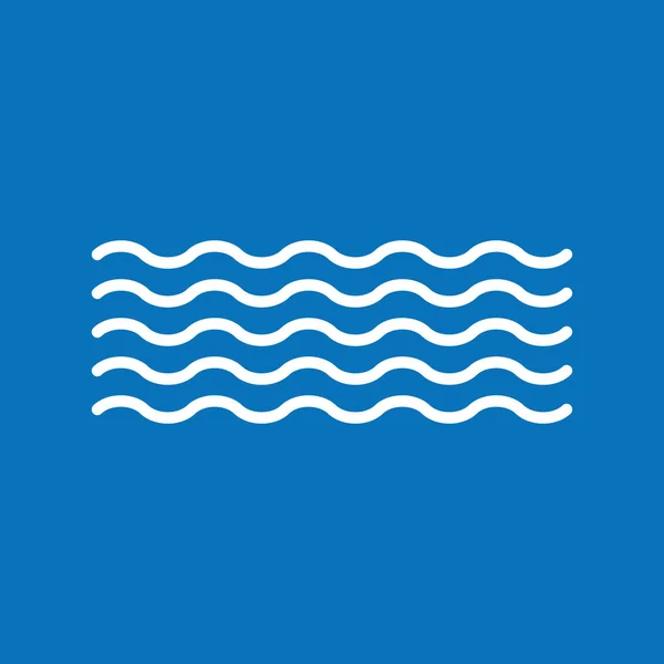 Waves vector icon — Stock Vector