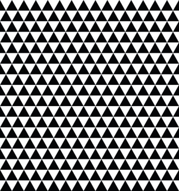 Dikişsiz üçgen desen.