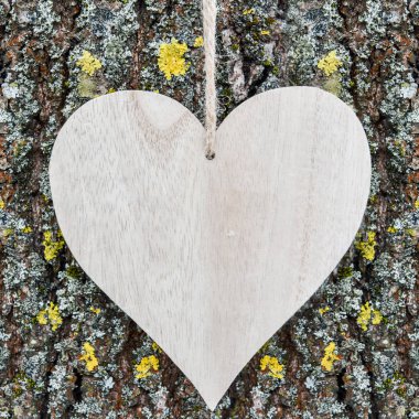 ahşap kalp yazı tahtası