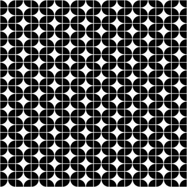 Vektör kesintisiz geometrik desen daireler şekiller kılavuzunun.