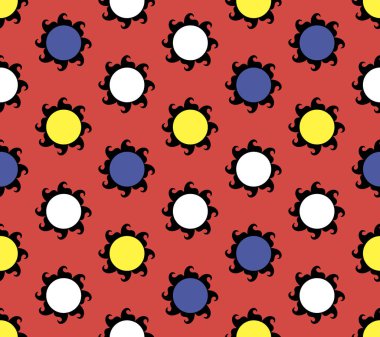 Güneş ile Amerikan desen