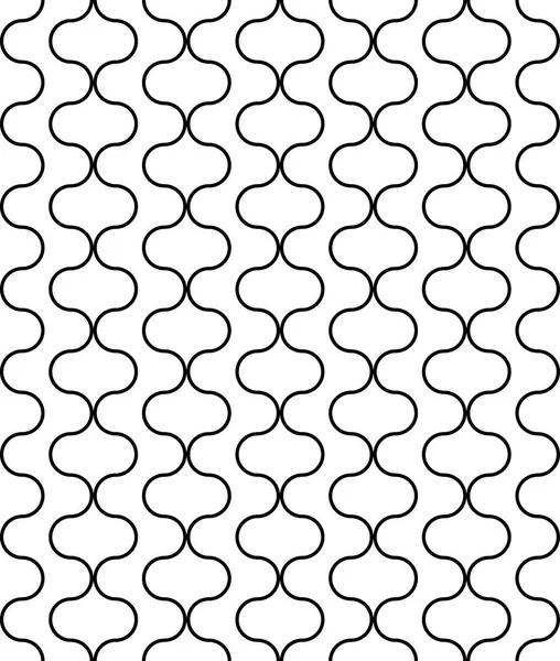 Folytonos vector körkörös geometriai adatok dísz design pattern. — Stock Vector