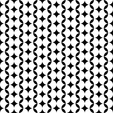 Modern yinelenen seamless modeli tekrar yuvarlak şekiller. Şık doku. Geometrik arka plan. Vektör çizim.