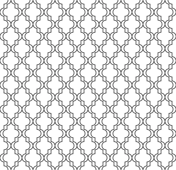 Iszlám folytonos vector körkörös geometriai adatok dísz design pattern. — Stock Vector