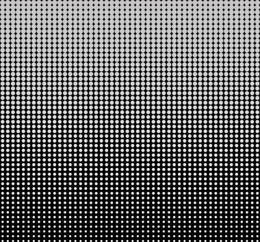 Sorunsuz yarı ton daire noktaları vektör arka plan veya doku tasarımı için soyut