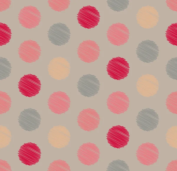 Les points cercle motif géométrique sans couture, fond. Style de bonbons de luxe créatif . — Image vectorielle