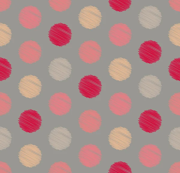 Les points cercle motif géométrique sans couture, fond. Style de bonbons de luxe créatif . — Image vectorielle