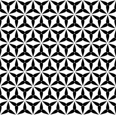 Arap tarzı, etnik çiçek süsleme kesintisiz geometrik çizgi deseni. Vektör ve illüstrasyon