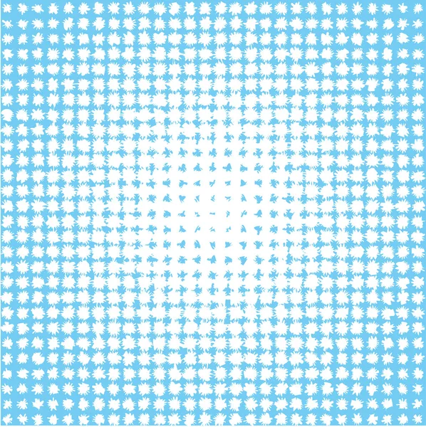 Зимовий сніговий круглий плямистий напівтоновий синій фон — стоковий вектор