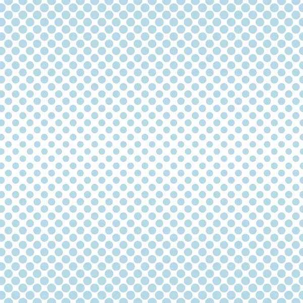 Medio tono círculo puntos azul vector diseño fondo — Archivo Imágenes Vectoriales