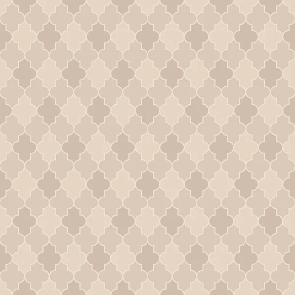Arabic seamless pattern grid lantern shapes tiles. — Stock Vector