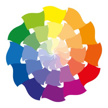 Renk çarkı veya renk çemberi 12 renk