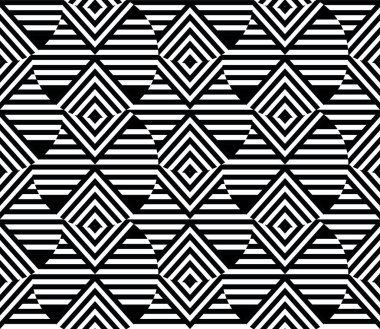 Etnik Afrikalı doğrusal sanat kusursuz vektör dokusu