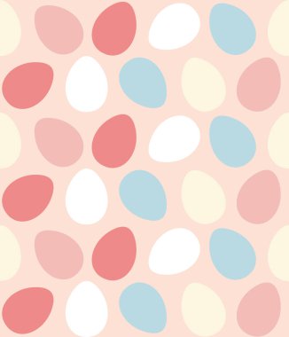 Paskalya renkli boyalı yumurtalar kusursuz sanat desenleri.