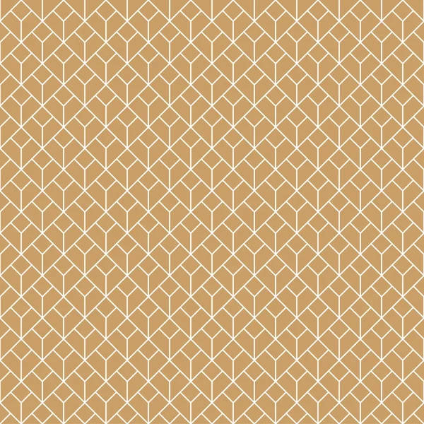 Nahtloser Vektor Goldenes Muster Islamischen Stil Textur Oder Geometrische Quadratische — Stockvektor