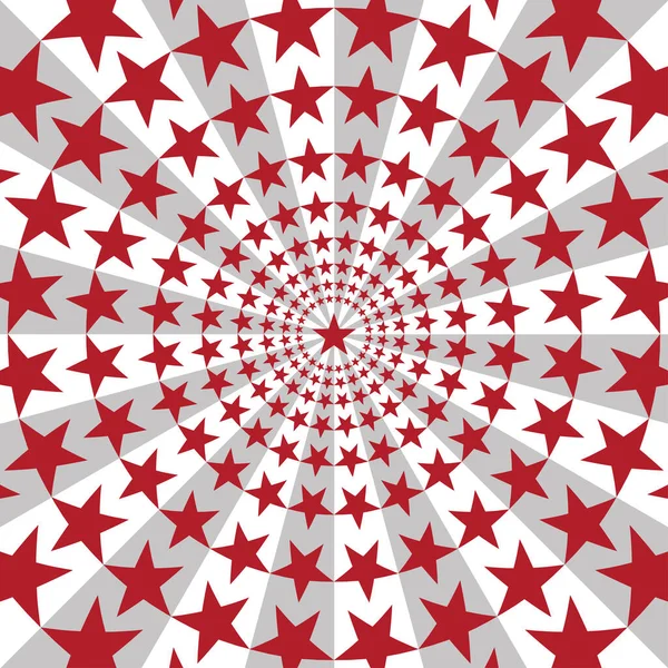 Bandeira Americana Fundo Sunburst Com Estrelas Listras Simbolizando Julho Dia — Vetor de Stock