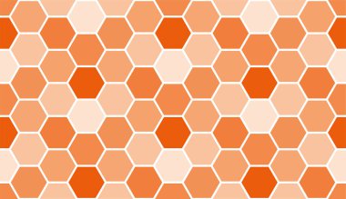 Kusursuz bal peteği deseni, sanat arkaplan şablonu. Vektör bal dokusu