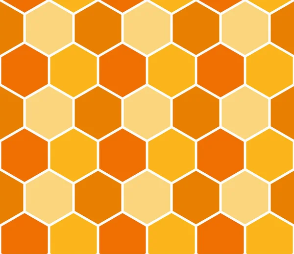Безшовний Візерунок Бджолиного Медоносця Шаблон Художнього Фону Векторна Текстура Меду — стоковий вектор