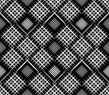 Çapraz çizgi ızgarası dikişsiz doku vektör kumaşı