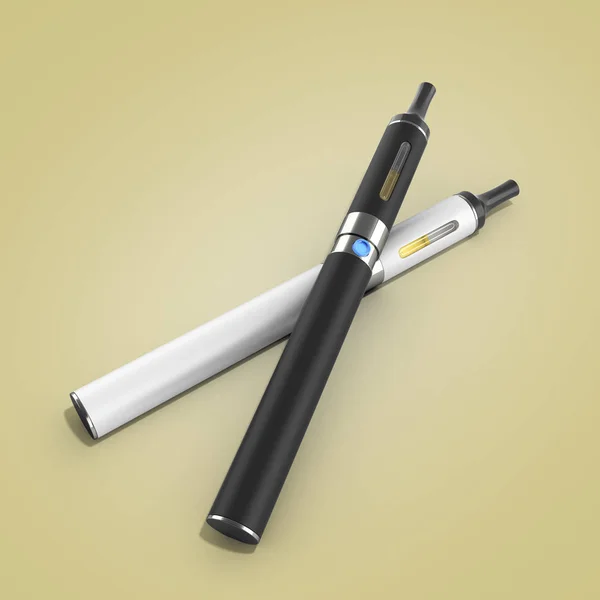 E-сигареты Устройство для бездымного курения 3D рендеринг — стоковое фото