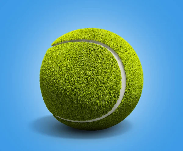 网球球 3d 渲染上渐变背景 — 图库照片