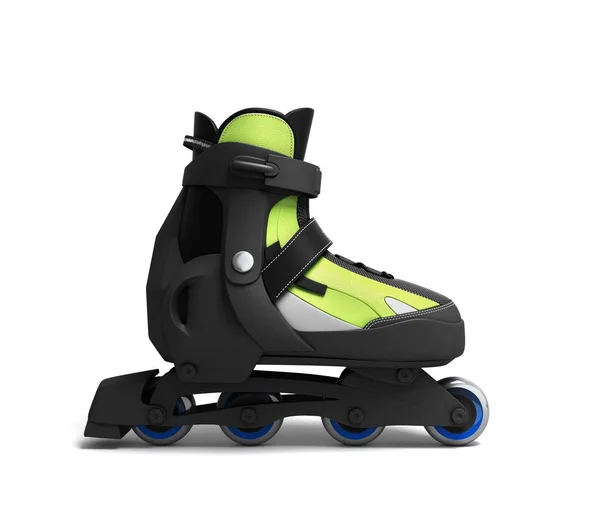 Inline-Inlineskates 3D-Rendering isoliert auf weißem Hintergrund — Stockfoto