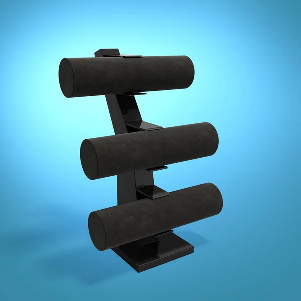 Maniquí para pulseras joyería 3d ilustración en gradiente bac —  Fotos de Stock
