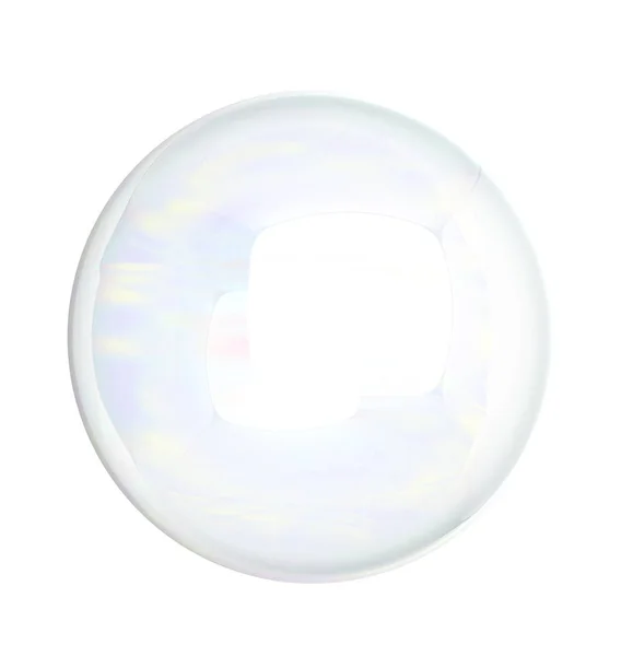 Sabão bolha ventilador 3d render isolado no fundo branco — Fotografia de Stock