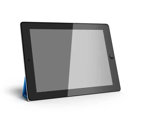 Dijital tablet 3d render üzerinde beyaz izole — Stok fotoğraf