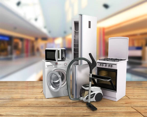 Ev aletleri beyaz buzdolabı çamaşır makinesi stov grubu