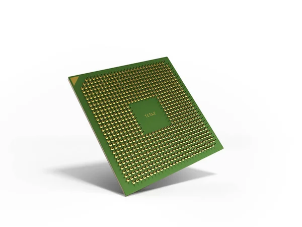 Central Computer Processors CPU High resolution 3d render — Stock Photo, Image